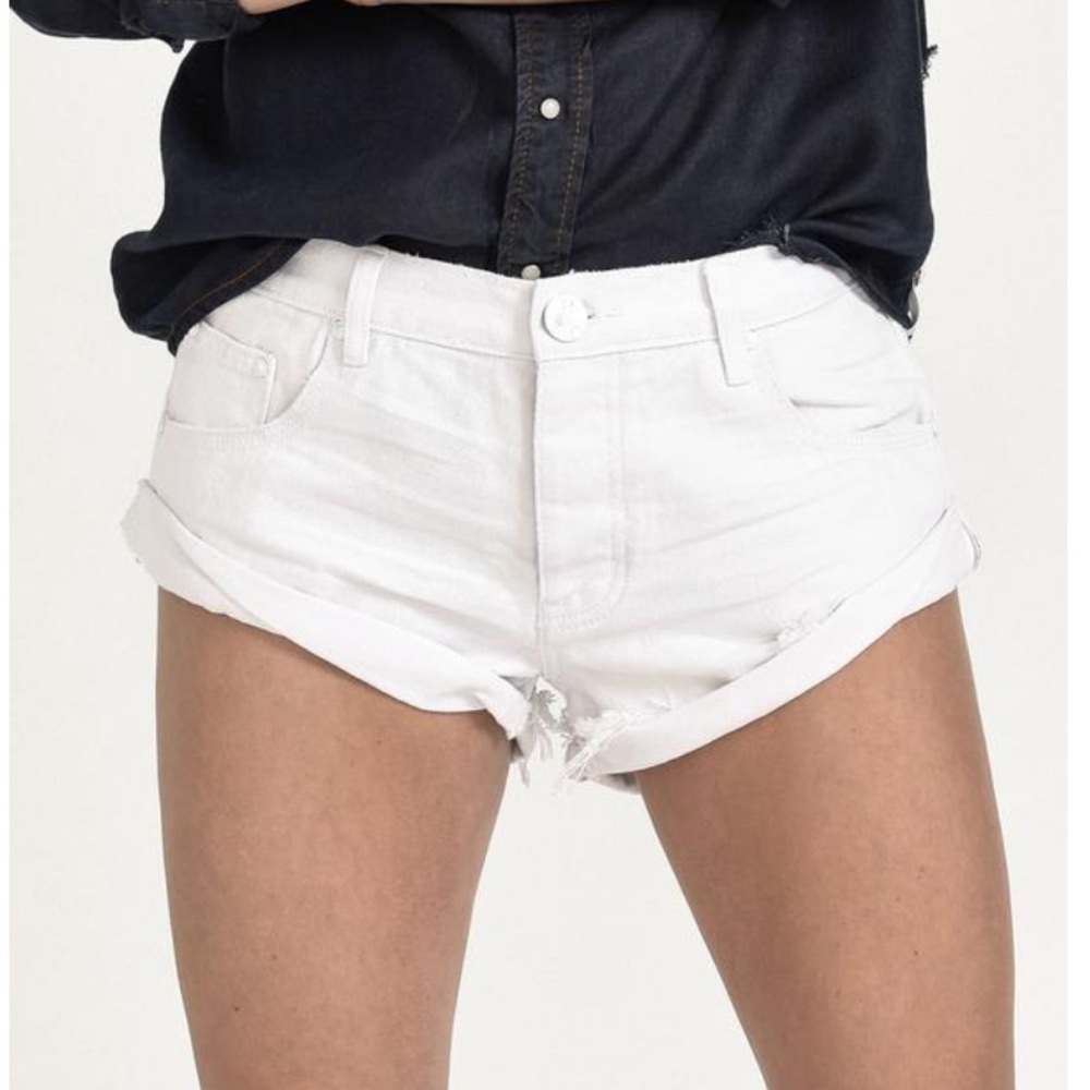 One Teaspoon White Bandit Shorts